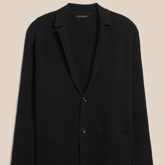 NWT Banana Republic Milano Cotton sweater blazer size S current MSRP $150 - Picture 1 of 7